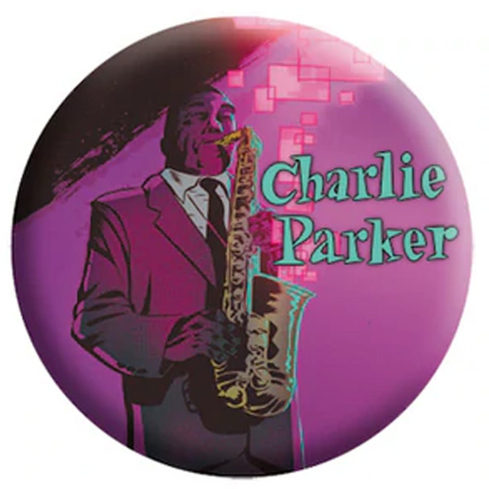 CHARLIE PARKER チャーリーパーカー (生誕 105周年 ) - Sax Vibes / バッジ - PGS